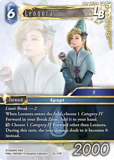 Leonora LB 25-117R Tears of the Planet Final Fantasy card