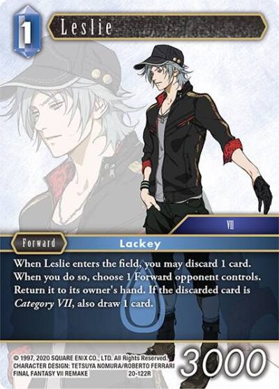 Leslie 20-122R Dawn of Heroes Final Fantasy card