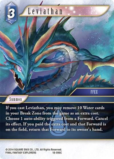 Leviathan 18-096C Resurgence of Power Final Fantasy card
