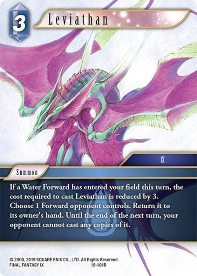 Leviathan 19-101R From Nightmares Final Fantasy card