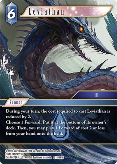 Leviathan 21-116H Beyond Destiny Final Fantasy card