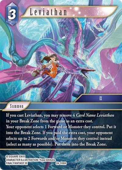 Leviathan 24-106H Hidden Legends Final Fantasy card
