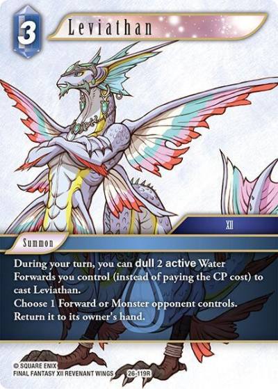 Leviathan 26-119R Gunslinger in the abyss Final Fantasy card