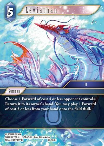 Leviathan 27-108H Journey of discovery Final Fantasy card