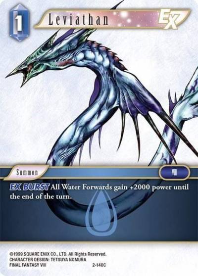 Leviathan EX 2-140C Opus II Final Fantasy card
