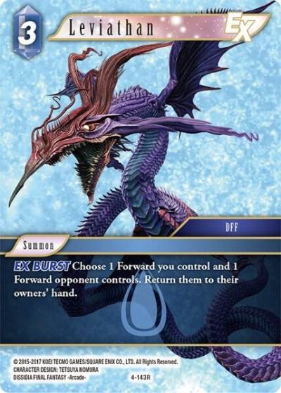 Leviathan EX 4-143R Opus IV Final Fantasy card