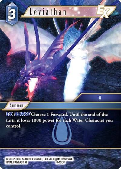 Leviathan EX 8-130C Opus VIII Final Fantasy card
