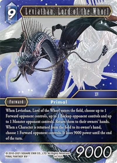 Leviathan Lord of the Whorl 14-102L Opus XIV: Crystal Abyss Final Fantasy card