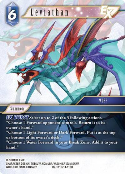 Leviathan Re-171C/14-113R Legacy Collection Final Fantasy card