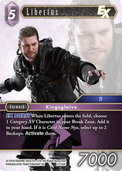 Libertus EX 11-102C Opus XI Final Fantasy card