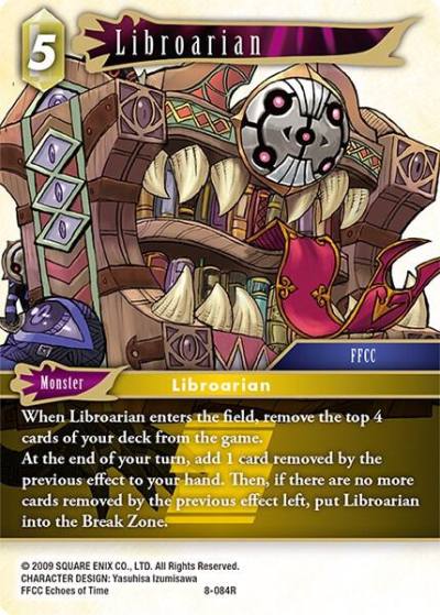 Libroarian 8-084R Opus VIII Final Fantasy card