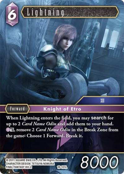 Lightning 10-101L Opus X Final Fantasy card