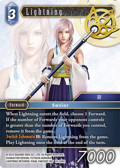 Lightning 16-124H Emissaries of Light Final Fantasy card