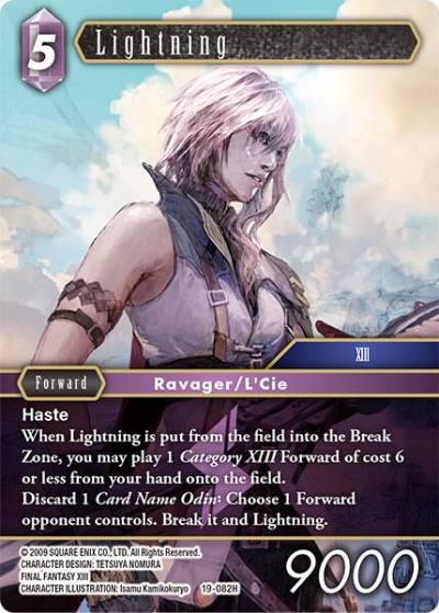 Lightning 19-082H From Nightmares Final Fantasy card