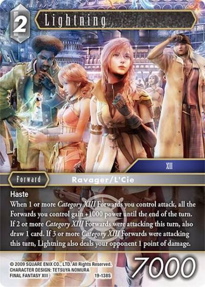 Lightning 19-138S From Nightmares Final Fantasy card