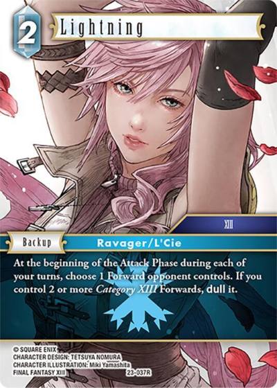 Lightning 23-037R Hidden Trials Final Fantasy card