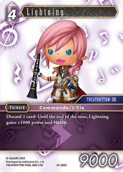 Lightning 24-086C Hidden Legends Final Fantasy card