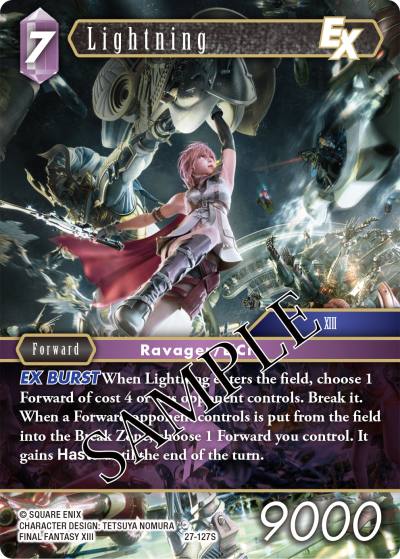 Lightning EX 27-127S Starter Set 2025 Final Fantasy card