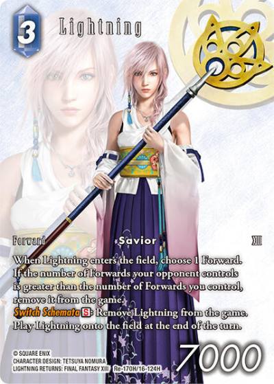Lightning Full Art Re-170H/16-124H Legacy Collection Final Fantasy card