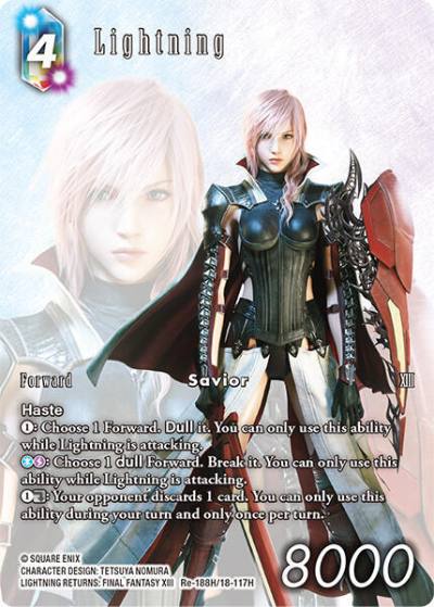 Lightning Hero Full Art Re-188H/18-117H Legacy Collection Final Fantasy card