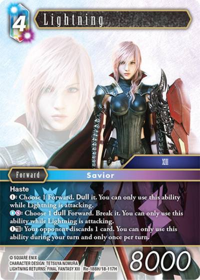 Lightning Hero Re-188H/18-117H Legacy Collection Final Fantasy card