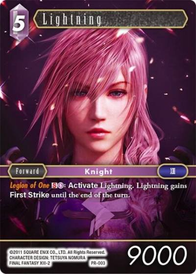 Lightning PR-003 FF: Promo Cards Final Fantasy card