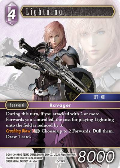 Lightning Starter 10-137S Opus X Final Fantasy card