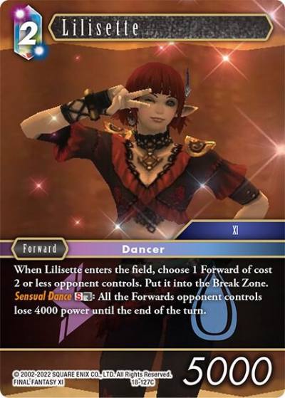 Lilisette 18-127C Resurgence of Power Final Fantasy card