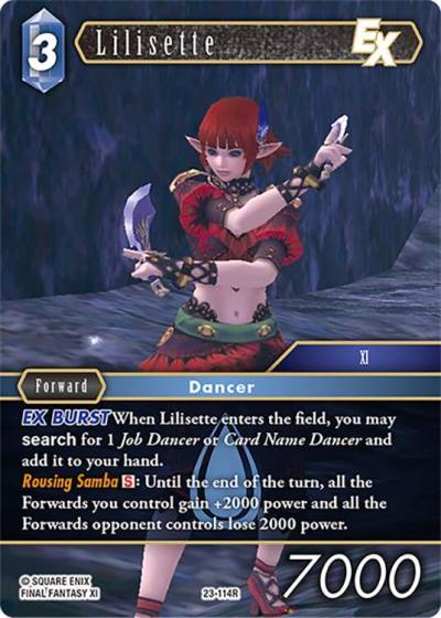 Lilisette EX 23-114R Hidden Trials Final Fantasy card