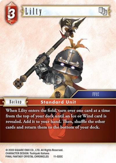 Lilty 11-020C Opus XI Final Fantasy card