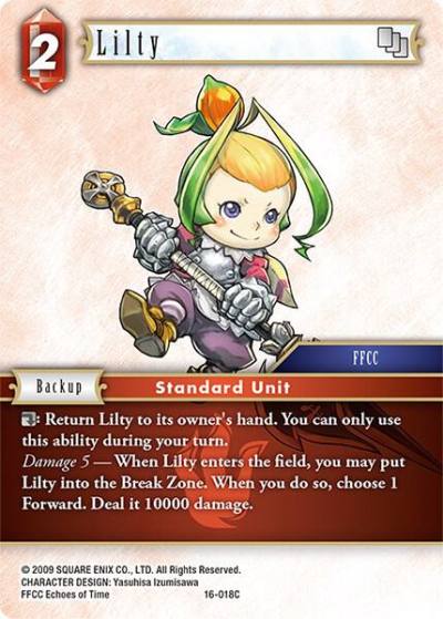 Lilty 16-018C Emissaries of Light Final Fantasy card