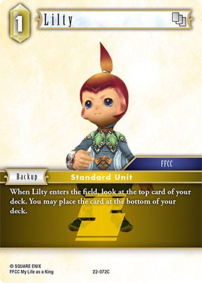 Lilty 22-072C Hidden Hope Final Fantasy card