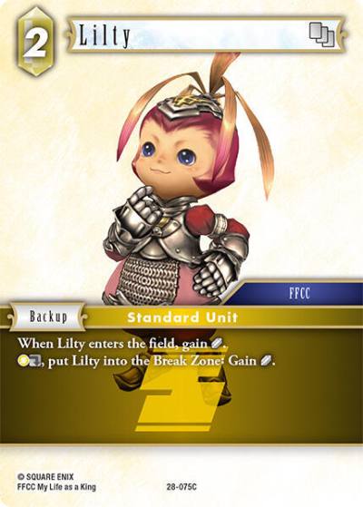 Lilty 28-075C Dreamlike Oceans Final Fantasy card