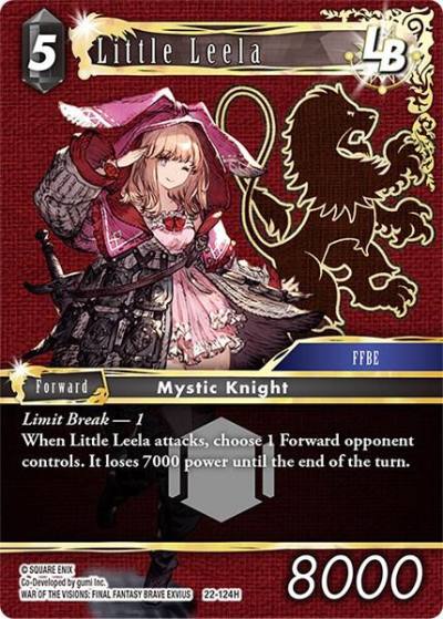 Little Leela LB 22-124H Hidden Hope Final Fantasy card