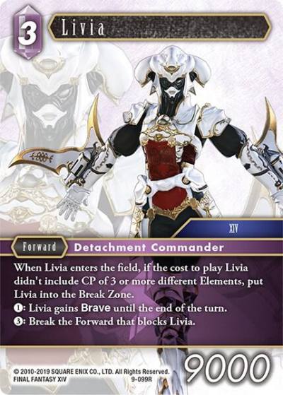 Livia 9-099R Opus IX Final Fantasy card