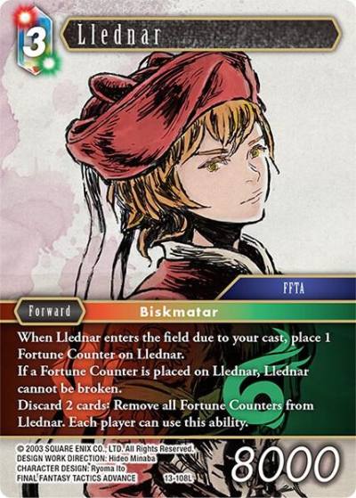Llednar 13-108L Opus XIII: Crystal Radiance Final Fantasy card