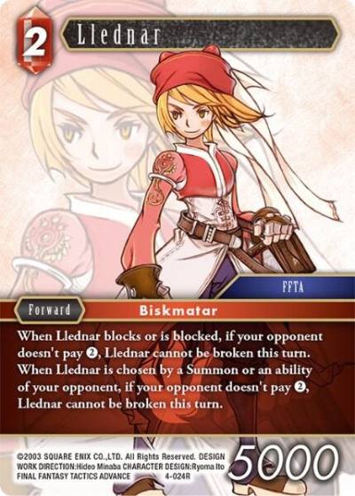 Llednar 4-024R Opus IV Final Fantasy card