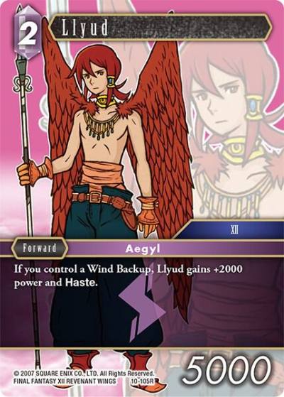 Llyud 10-105R Opus X Final Fantasy card