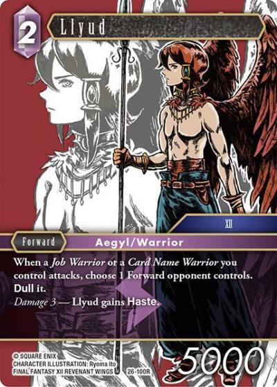 Llyud 26-100R Gunslinger in the abyss Final Fantasy card