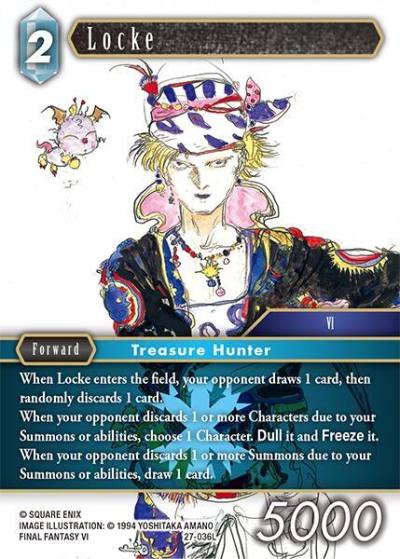 Locke 27-036L Journey of discovery Final Fantasy card