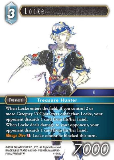 Locke 4-048L Opus IV Final Fantasy card