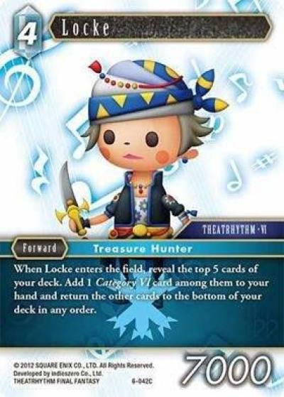 Locke 6-042C Opus VI Final Fantasy card