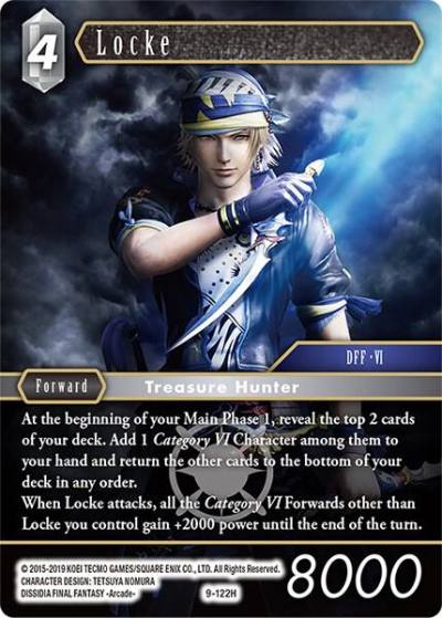 Locke 9-122H Opus IX Final Fantasy card