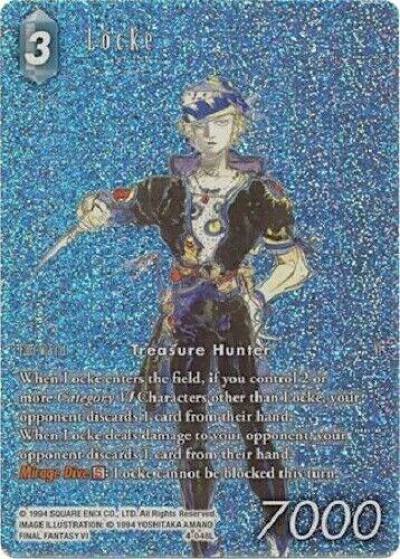Locke Full Art Reprint 4-048L Opus XII Final Fantasy card