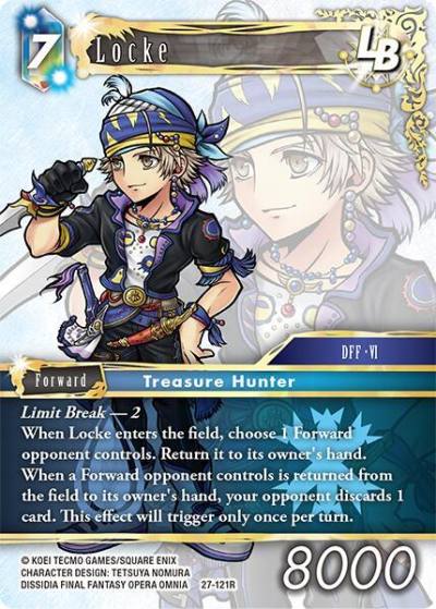 Locke LB 27-121R Journey of discovery Final Fantasy card