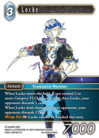 Locke Re-058H/4-048L Legacy Collection Final Fantasy card