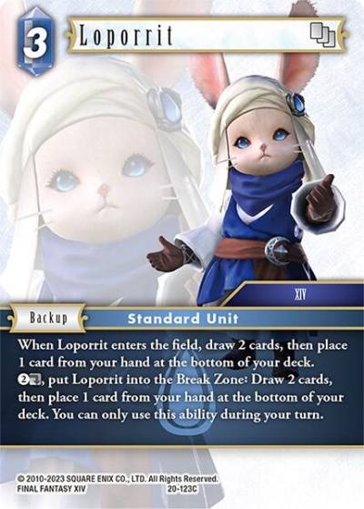 Loporrit 20-123C Dawn of Heroes Final Fantasy card