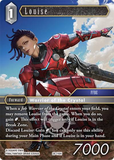 Louise 28-116H Dreamlike Oceans Final Fantasy card