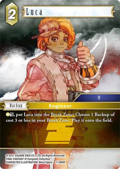 Luca 11-084R Opus XI Final Fantasy card