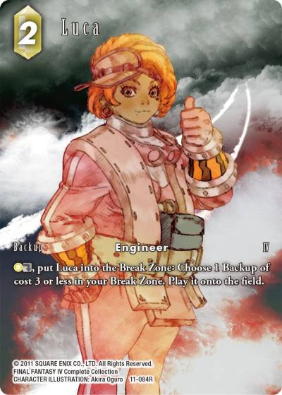 Luca Full Art 11-084R Opus XI Final Fantasy card